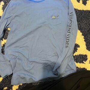 Vineyard Vines Blue Long Sleeve Shirt boys xl